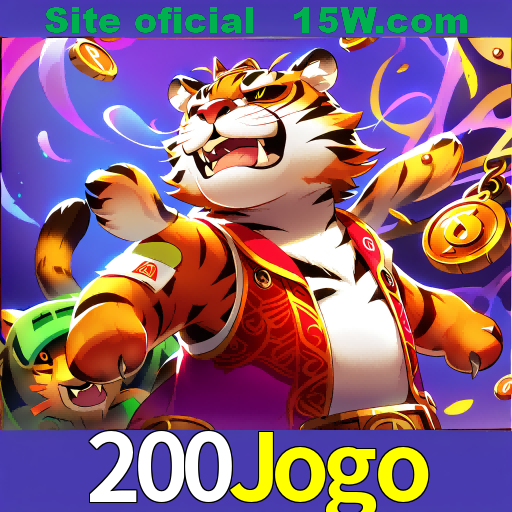Imagem promocional da 200Jogo mostrando a plataforma e suas vantagens